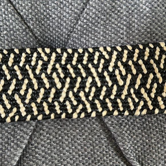 NWT Loft women’s belt, black and cream, size L - Picture 6 of 7
